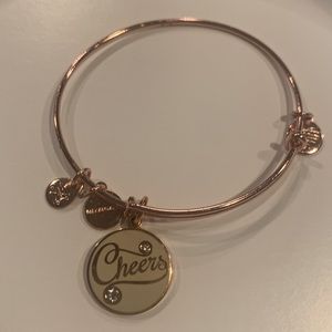 Alex and Ani Cheers Bracelet in Rose Gold